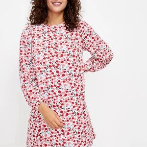 Loft Cherry Print Women's Dress size S
